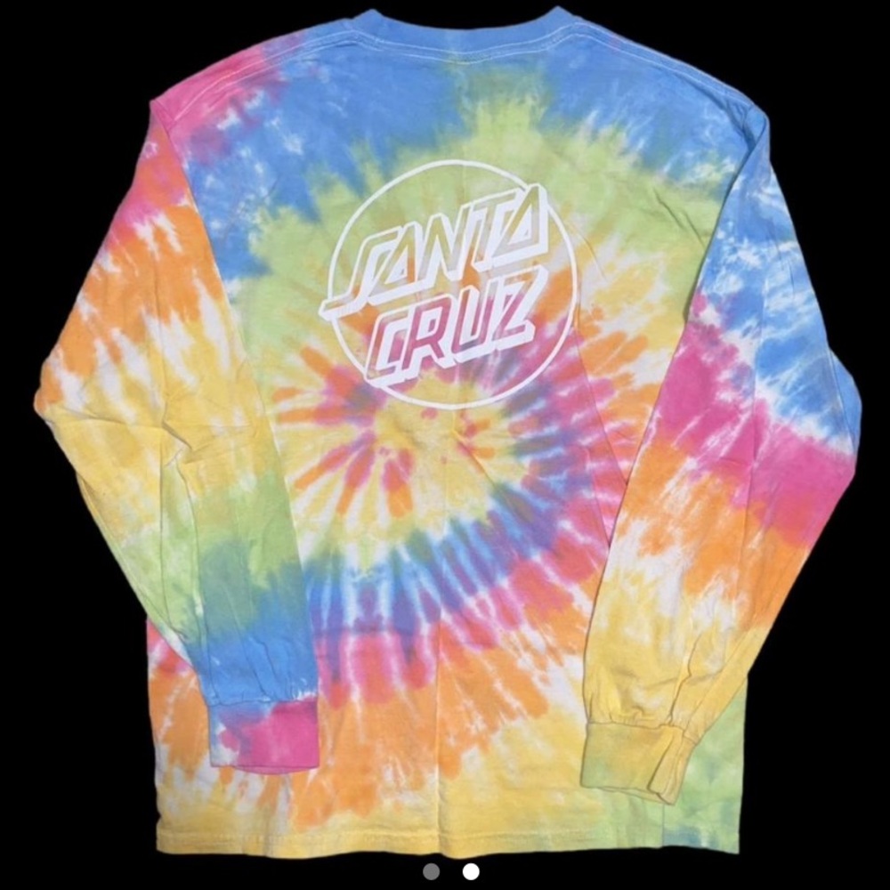 santa cruz tie dye long sleeve